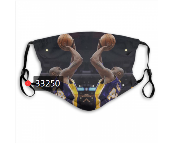 2021 NBA Los Angeles Lakers #24 kobe bryant 33250 Dust mask with filter